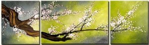 Abstract Painting Decoration Blooming Stretched
