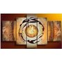 African Abstract Painting Decoration Unstretch