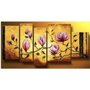 Flowers Abstract Painting Decoration Unstretch